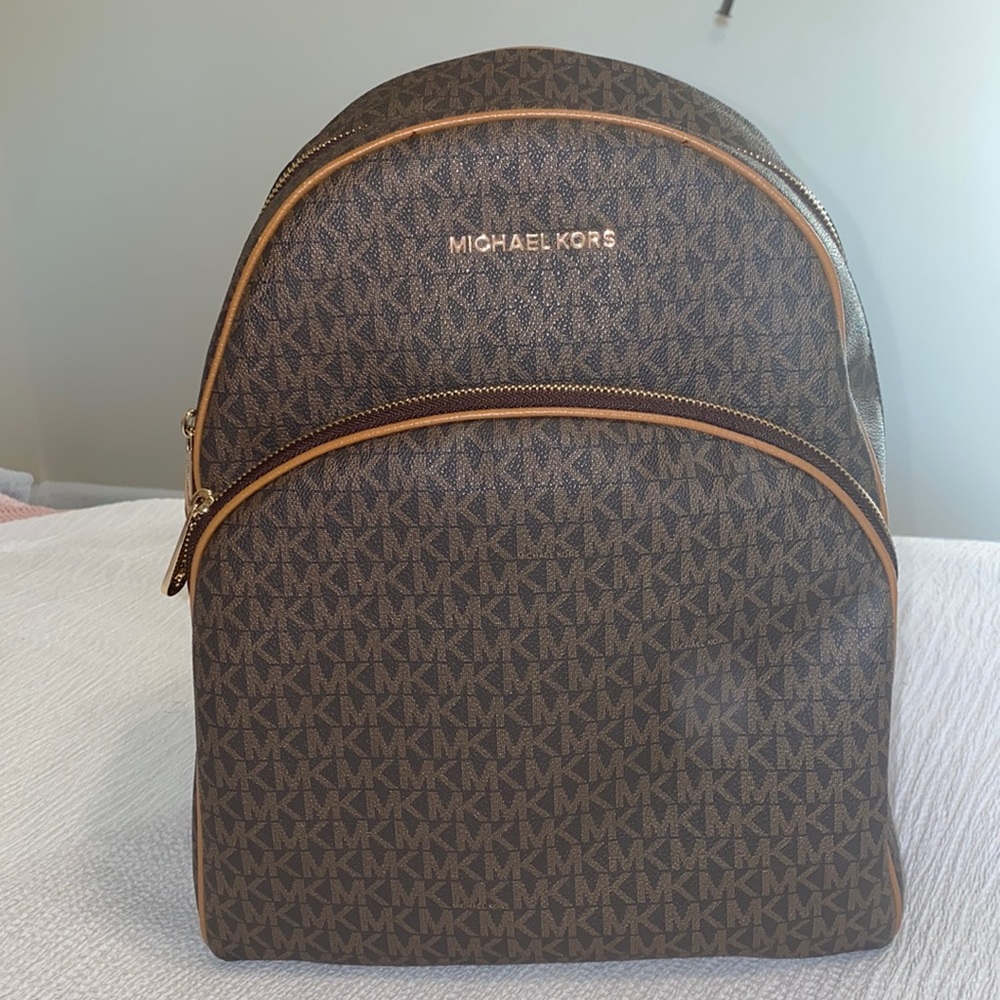 Leather Brown Michael Kors Backpack